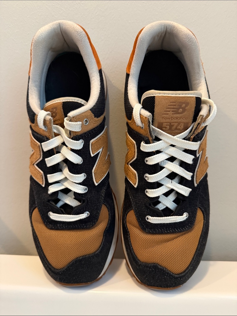New Balance 574 'Denim - Black Faded Workwear'